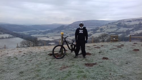 Senior Security Analyst Tom Slater likes going out for bike rides in his time off